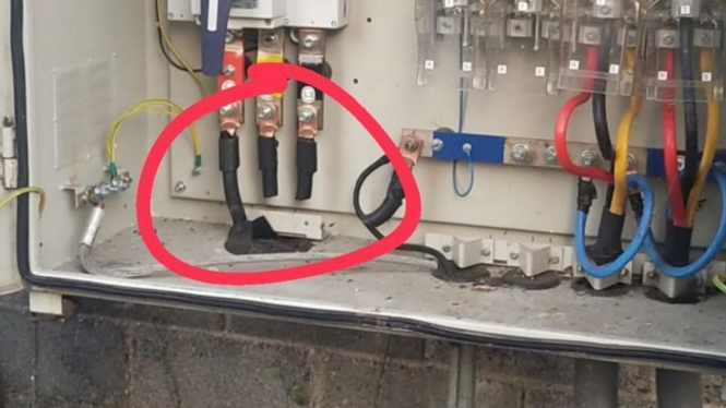Kabel PLN berhasil digasak maling