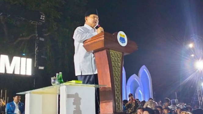 Prabowo Subianto Hadiri Harlah PMII Ke-63 di Solo