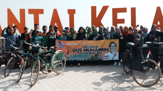 Komunitas Gowes Nusantara Tuban deklarasikan dukung Gus Muhaimin