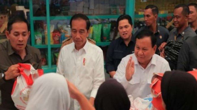 Presiden Jokowi dan Menhan Prabowo