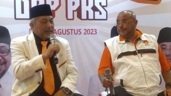 Presiden Partai Keadilan Sejahtera (PKS) Ahmad Syaikhu
