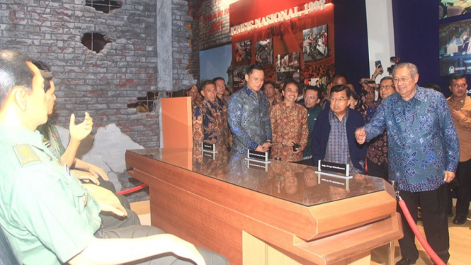 SBY saat meresmikan Museum SBY-ANI di Pacitan
