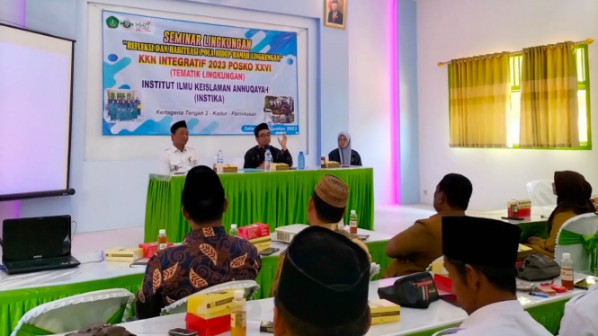 Seminar Lingkungan KKN Instika 2023 di Kadur, Pamekasan