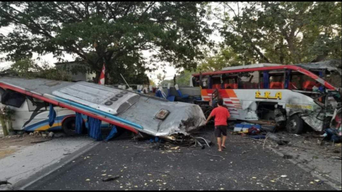 Kecelakaan maut di jalur arteri Ngawi
