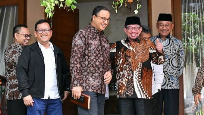 Anies baswedan bertemu Ketua Majelis Syuro PKS Salim Segaf