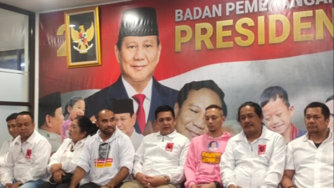 Projo berkunjung ke Rumah Besar Relawan Prabowo
