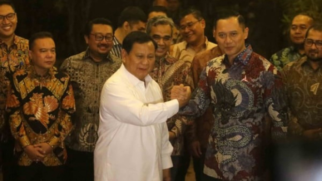 Pertemuan AHY Prabowo