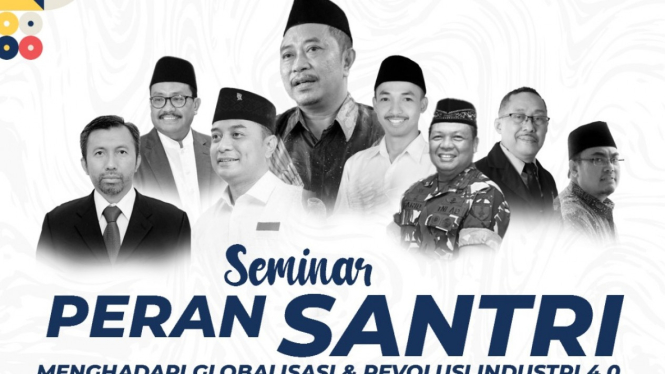 Banner seminar Maulid Nabi Muhammad SAW di Surabaya