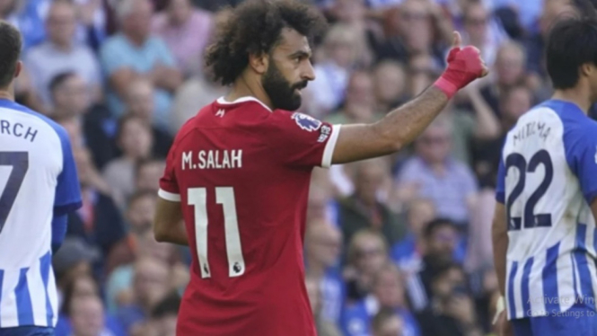 Pemain bintang Liverpool, Mohamed Salah