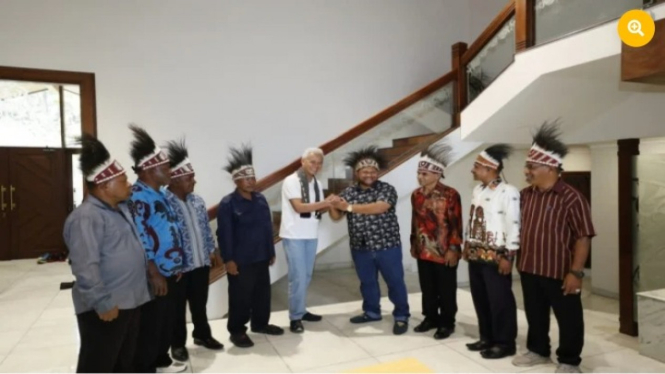 Sejumlah Ketua Adat Papua temui Ganjar Pranowo