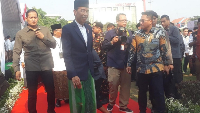 Presiden Joko Widodo hadiri Hari Santri di Surabaya