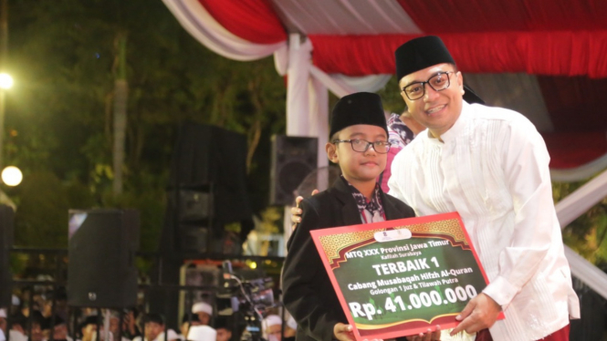 Wali Kota Surabaya Beri Reward Kafilah yang Juara di MTQ