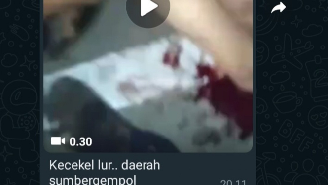 Pesan berantai video hoaks perihal klitih di Tulungagung