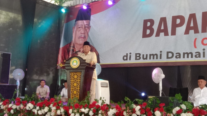 Bakal calon presiden Prabowo Subianto