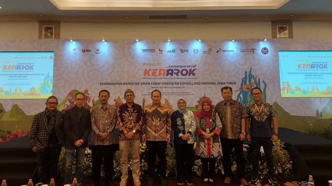 Kegiatan Kemenparekraf bareng ESB terkait program Kenarok di Surabaya.