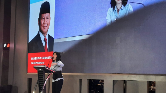 Grace saat konsolidasi partai koalisi, di Surabaya
