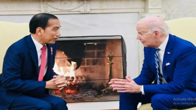Presiden Jokowi dan Presiden Joe Biden