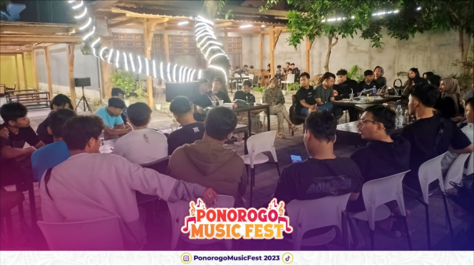 Rapat persiapan Ponorogo Music Fest 2023