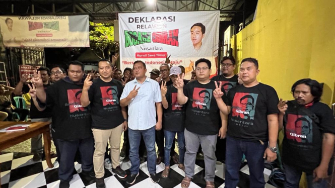 Deklarasi Relawan Bocahe Gibran Nusantara Korwil Jawa Timur