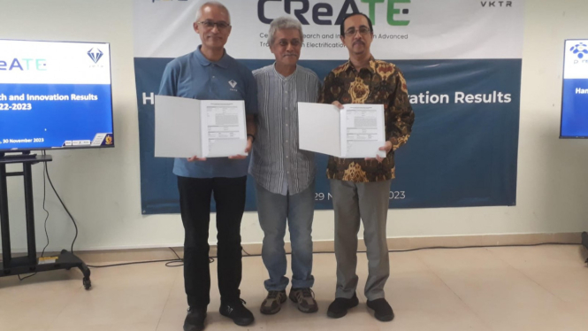 14 Hasil Riset Perangkat Kendaraan Listrik VKTR Bersama PENS Surabaya Telah Dipatenkan