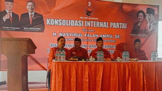Konsolidasi Internal DPC PDIP Kabupaten Gresik