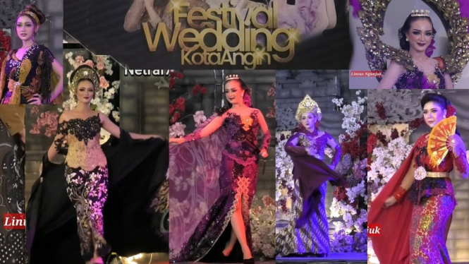 Penampilan para peserta festival wedding Kota Angin 2023.