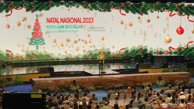 Perayaan Natal Nasional 2023 di Surabaya