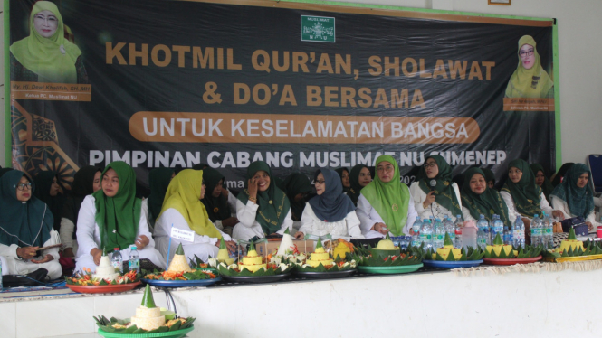 Khatmil Quran, Selawat, dan Doa Bersama oleh PC Muslimat NU Sumenep