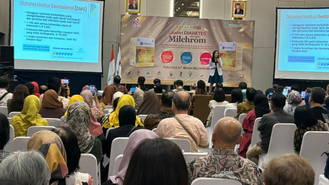 Peluncuran produk Milchrom PT KK Indonesia