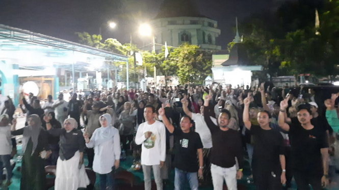 Nobar Debat Cawapres di Grha Gus Dur Surabaya