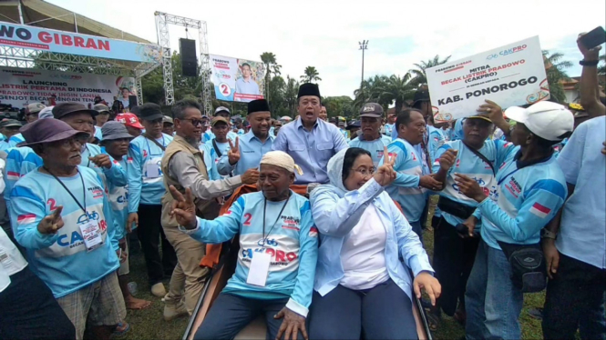 TKN Prabowo-Gibran luncurkan becak listrik