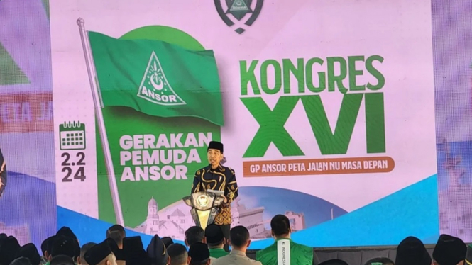 Presiden Jokowi hadiri Kongres XVI GP Ansor