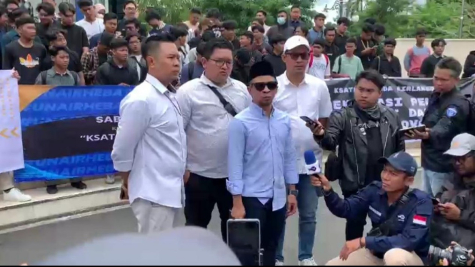 Ksatria Muda Airlangga Suarakan Pemilu Bermartabat di Surabaya