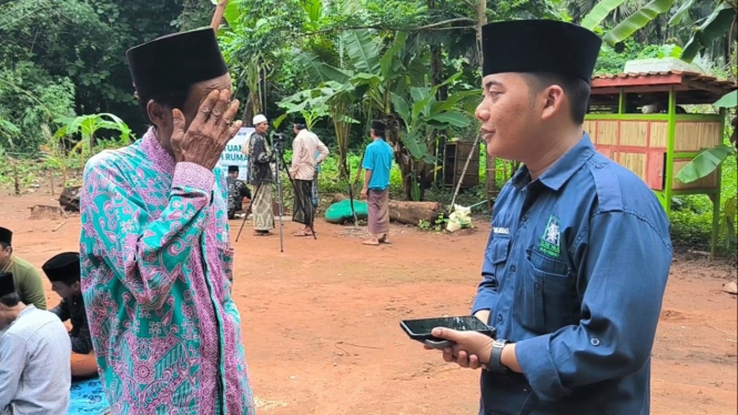 Sumarwi, penerima bantuan bedah rumah dari PCNU Sumenep