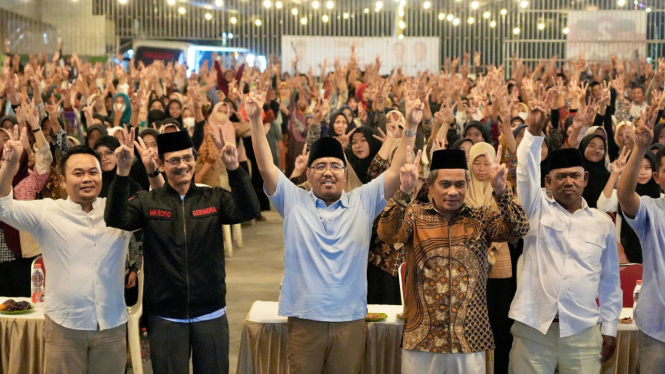 Ribuan Pendidik Lamongan Dukung Prabowo-Gibran