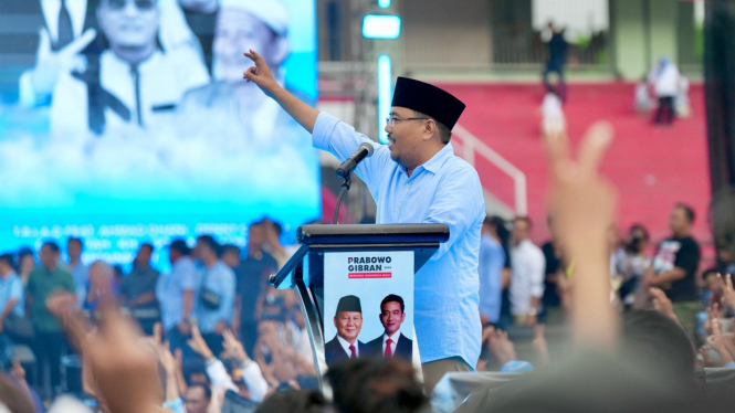 Kampanye Akbar Prabowo-Gibran di GOR Delta Sidoarjo