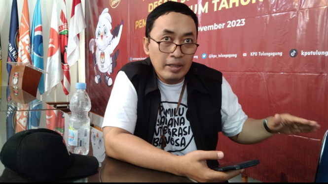 Komisioner KPU Tulungagung Safari Hasan.
