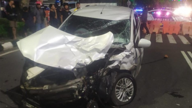 Oknum Jaksa di Surabaya Kecelakaan Beruntun Usai Menabrak Becak