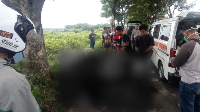 Kecelakaan maut di Jalan Raya Desa Mojorejo, Kecamatan Pungging.