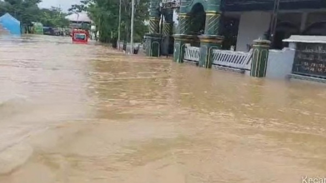 Sejumlah Desa Tergenang Banjir di Bangkalan
