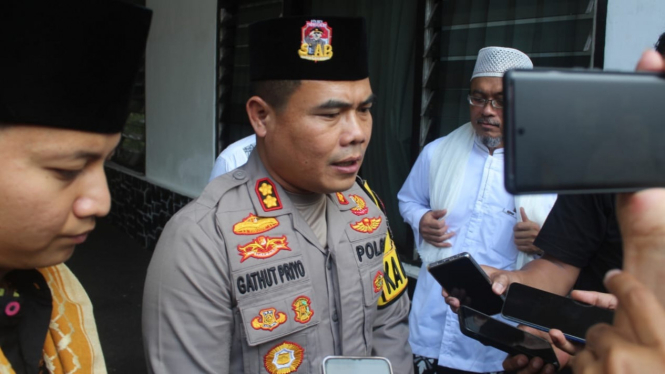 Kapolres Trenggalek Ajun Komisaris Besar Polisi Gathut Bowo Supriyono.