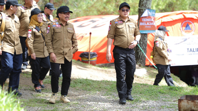 Pj Gubernur Jatim hadiri peringatan HUT ke-20 Tagana
