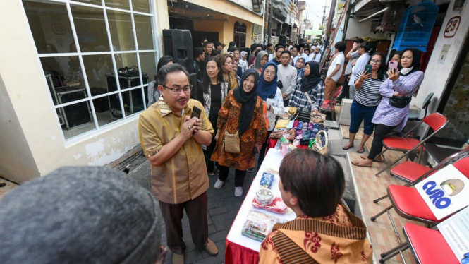 Sekda Pemkot Surabaya saat hadiri Festival Kampung Ramadan