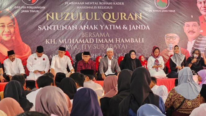 Peringatan Nuzulul Qur'an PDIP Jatim