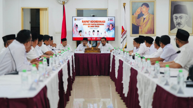 Rapat Koordinasi DPD dan DPC Partai Gerindra se-Jatim