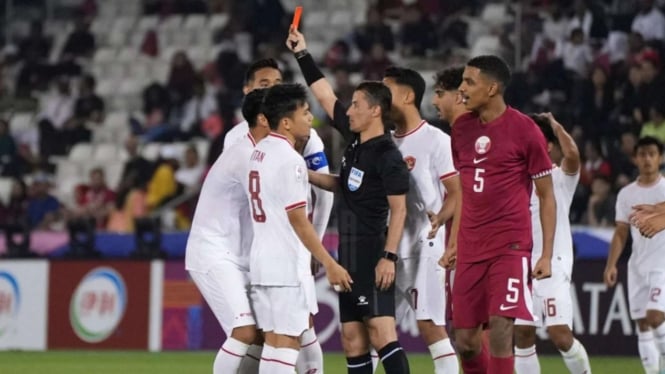 Duel Timnas Indonesia Vs Qatar