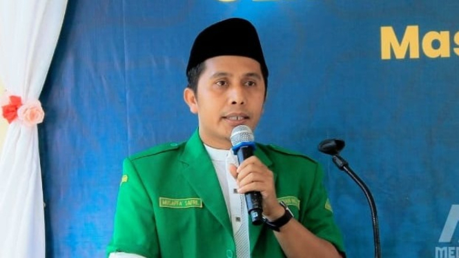 Wakil Ketua Bidang Perekonomian GP Ansor Jatim Musaffa Safril.