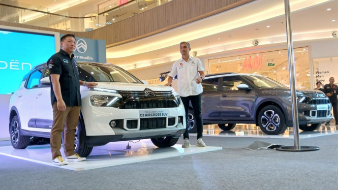 Penampakan All New Citroen C3 Aircross SUV di Surabaya
