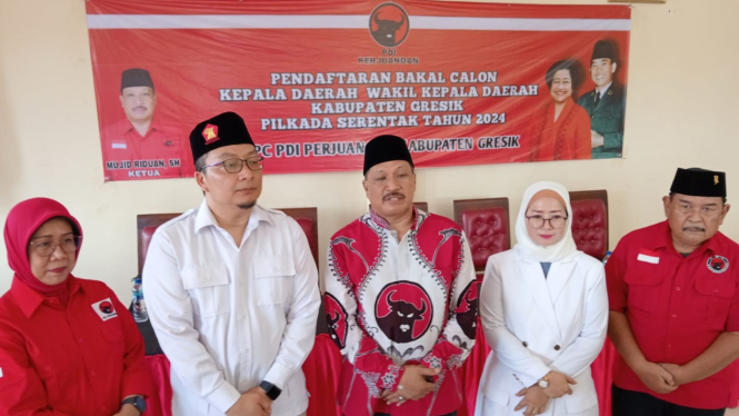 Ketua Gerindra sambangi PDI Perjuangan Gersik