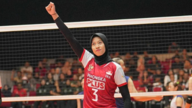 Atlet bola voli Indonesia Megawati Hangestri Pertiwi.